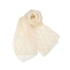 【手洗い可】レースシフォンストール