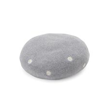 【手洗い可】花刺繍ベレー帽