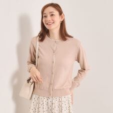 【手洗い可】レイヤード風カーディガン