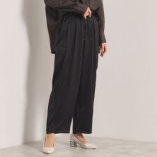 【手洗い可】サテンカーゴパンツ