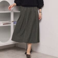 【洗濯機OK】デニム風スカート