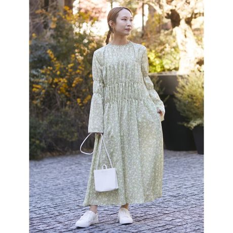 Emmi Atelier シャーリングマキシワンピース エミ Emmi 13wfo ファッション通販 マルイウェブチャネル