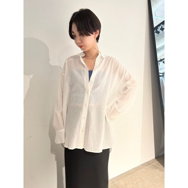 本当に信頼出来る商品 atelier】シアーベーシックシャツ emmi | マルイ | エミ(emmi) シャツ/ブラウス(長袖/七分)