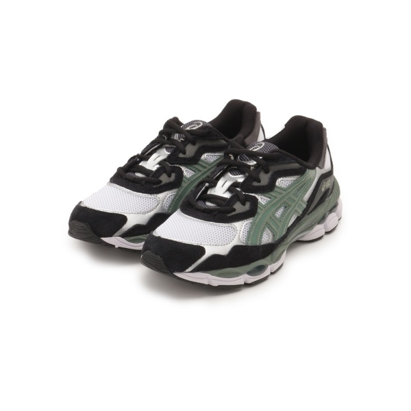 憧れ 26 グリーン ASICS Gel-NYC 1201A789-101 スニーカー