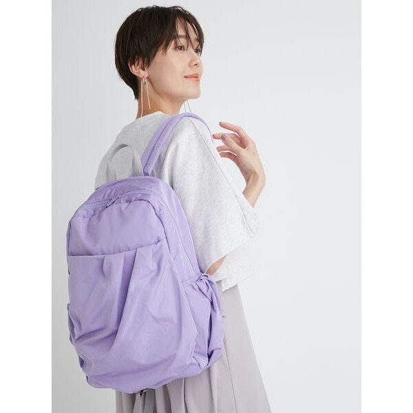 ONLINE限定カラー】eco 撥水ギャザーボディーバックパック