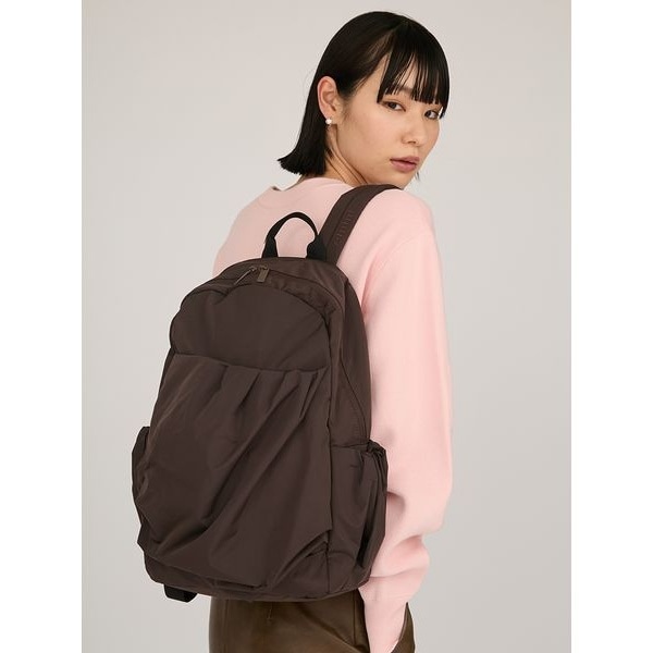 emmi 撥水ギャザーボディーバックパック ONLINE限定カラー】eco 撥水ギャザーボディーバックパック