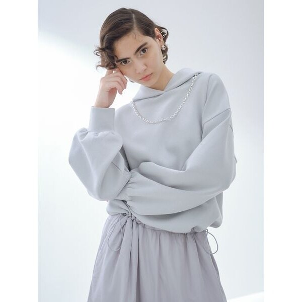 【emmi atelier】フーディードッキングワンピース エミ emmi 【emmi atelier】フーディードッキングワンピース （IVR