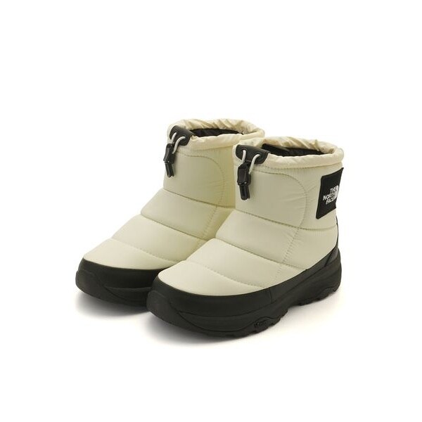[}C]yTHE NORTH FACEzNuptse Bootie Logo/G~iemmij WHT