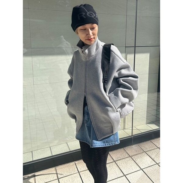 LANVIN en Bleu ランバン オン ブルー ニットドッキングブルゾン LANVIN en Bleu ランバン オン ブルー ニットドッキングブルゾン