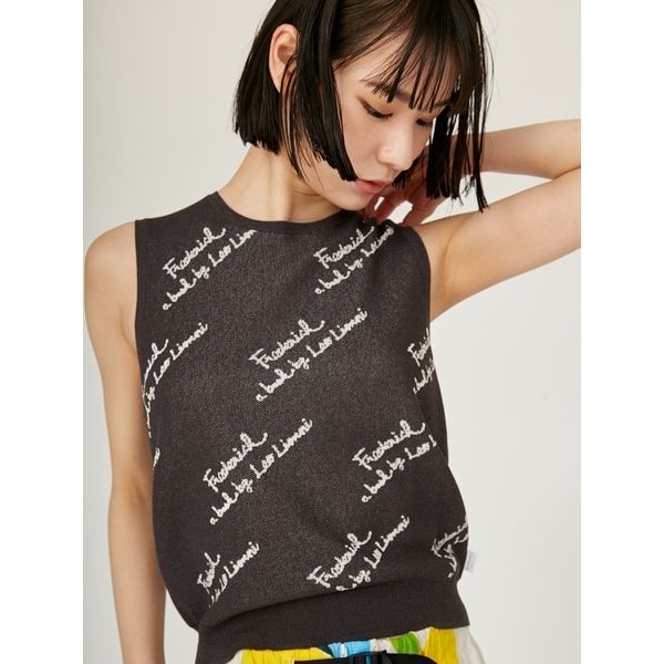 【emmi×Leo Lionni】ジャガードニットタンク