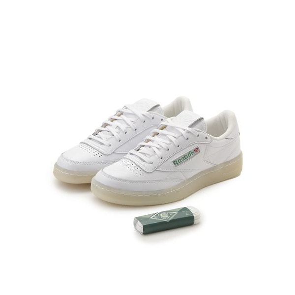 [}C]yReebokzCLUB C 85 VINTAGE/G~iemmij WHT