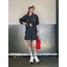 【ONLINE限定カラー】【prince|emmi】ナイロンハーフパンツ