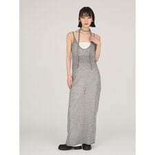 2wayモヘアニットキャミワンピース