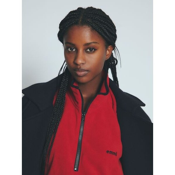 eco フリースハーフジッププルオーバー | エミ(emmi) | マルイウェブ