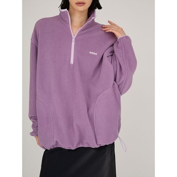 eco フリースハーフジッププルオーバー | エミ(emmi) | マルイウェブ
