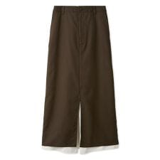 レイヤードIラインスカート