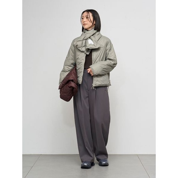 ◇【WEB限定】【TAION/タイオン】別注ダイヤキルト×ボアロングダウン