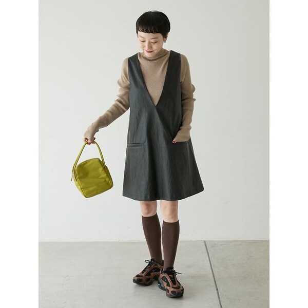 emmi atelier】フーディードッキングワンピース | エミ(emmi