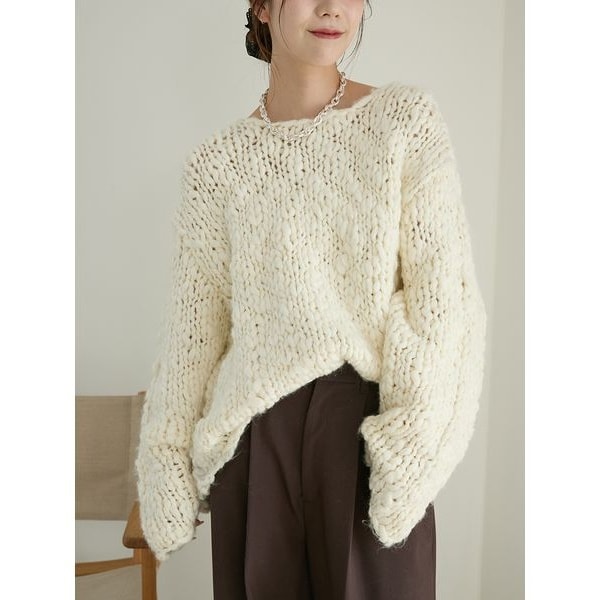 ハンドニット プルオーバー | イエナ(IENA) | マルイウェブチャネル