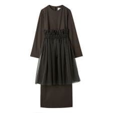 エミ(emmi)の【限定カラーあり】【金子綾 for emmi】ハイネックワンピースセット