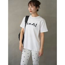 ペイントemmiロゴTシャツ／UVカット／接触冷感