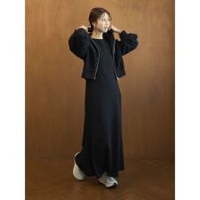 裏毛フーディー×ワンピースセット