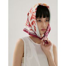 フラワープリントスカーフ