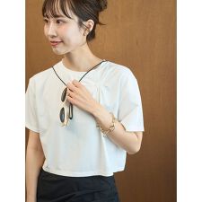 【em】emmiロゴクロップドTシャツ／UVカット／接触冷感