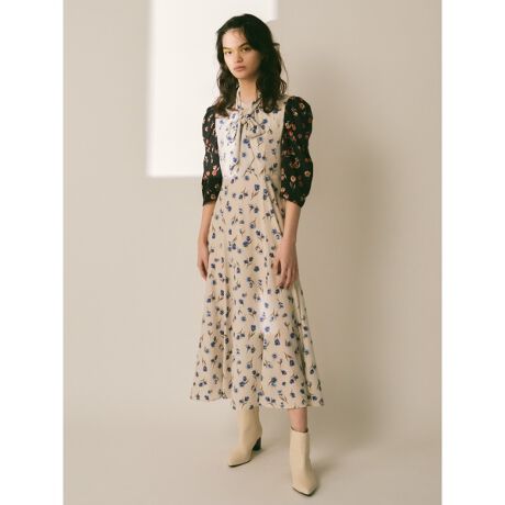 カッティング花柄ワンピース リリーブラウン Lily Brown ファッション通販 マルイウェブチャネル Ca000 296 49 01