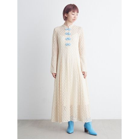 チャイナレースワンピース リリーブラウン Lily Brown ファッション通販 マルイウェブチャネル Ca000 296 87 01
