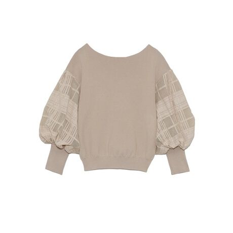 チェックレースニットトップス リリーブラウン Lily Brown ファッション通販 マルイウェブチャネル Cb001 669 60 01