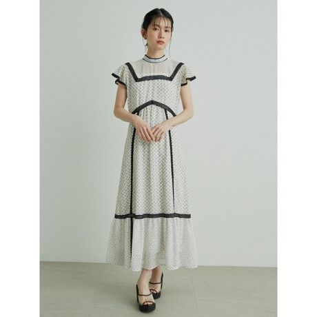 フラワー切替ワンピース リリーブラウン Lily Brown ファッション通販 マルイウェブチャネル Cb002 548 69 01