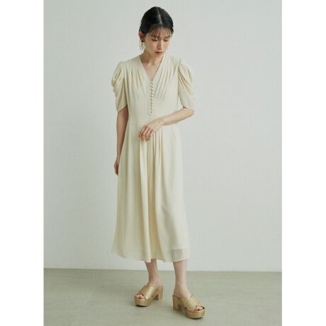 シフォンタックワンピース リリーブラウン Lily Brown ファッション通販 マルイウェブチャネル Cb002 550 09 01