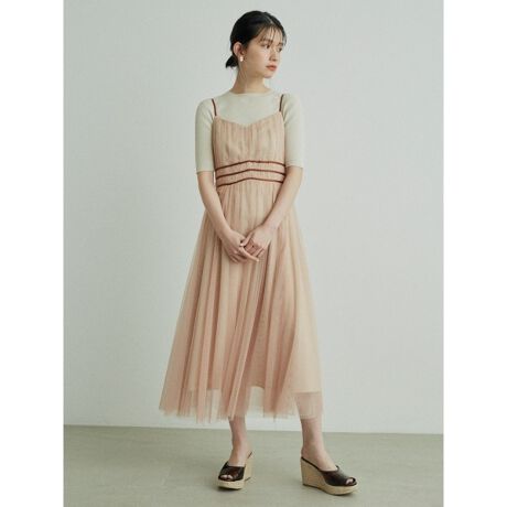 チュールキャミワンピースセット リリーブラウン Lily Brown ファッション通販 マルイウェブチャネル Cb002 650 23 01