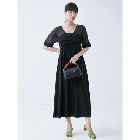 シアータックドレス リリーブラウン Lily Brown Lwfo2254 ファッション通販 マルイウェブチャネル