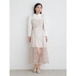 LILY BROWN×宮脇咲良】シャツコンビワンピース | リリーブラウン(LILY  