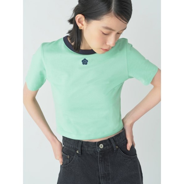 LILY BROWN×MARY QUANT クロップドTシャツ