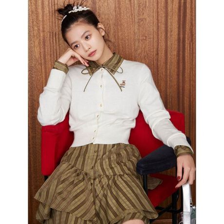 新垣結衣さん着用】【WEB限定カラー】Lily Bearコンパクトニット 