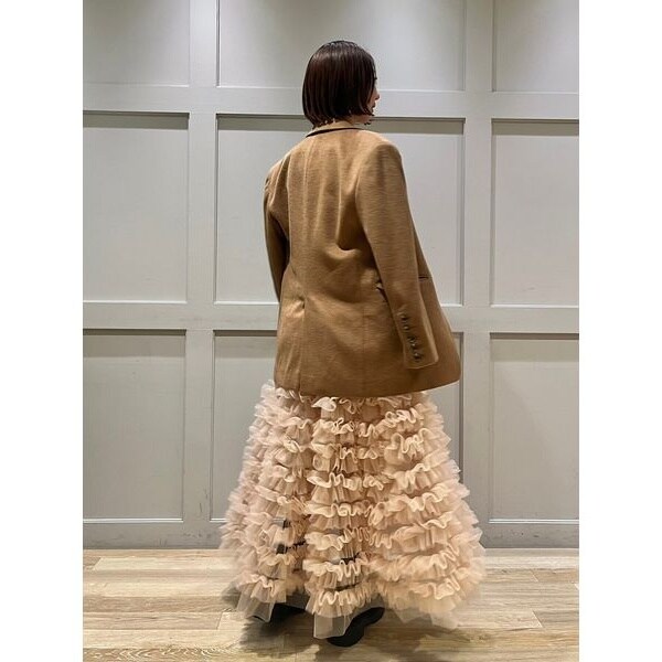 【KEITA MARUYAMA × LILY BROWN】チュールフリルワンピ Amazon.co.jp: [リリーブラウン] KEITA MARUYAMA チュールフリル