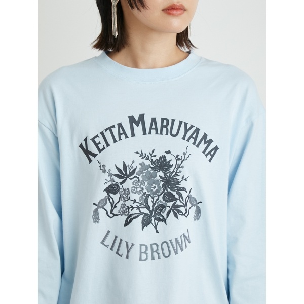 LILY BROWN×KEITA MARUYAMA】コラボレーションプリントロングTシャツ