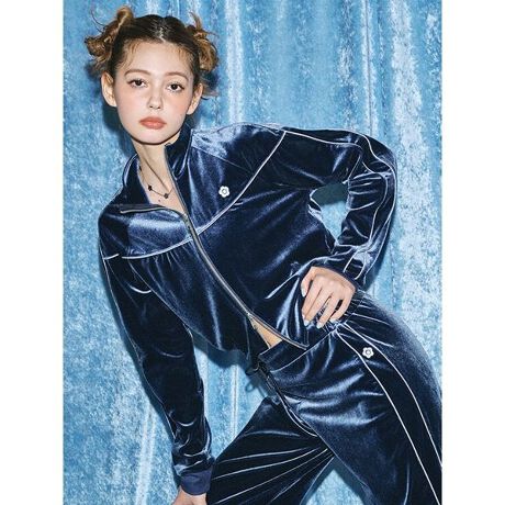 LILY BROWN×MARY QUANT】ベロアトラックジャケット | リリーブラウン 