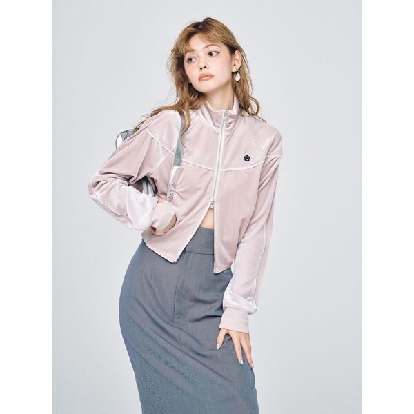 LILY BROWN×MARY QUANT】ベロアトラックジャケット | リリー