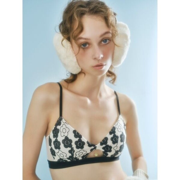 LILY BROWN×MARY QUANT ノンワイヤーブラ・ショーツセット M LILY BROWN×MARY QUANT】【LILY BROWN Lingerie】デイジーノン