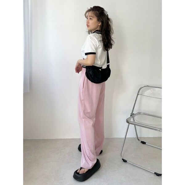 LILY BROWN×MARY QUANT】クロップドリボンポロシャツ | リリー