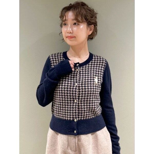 WEB限定カラー】Lily Bearコンパクトニットカーディガン