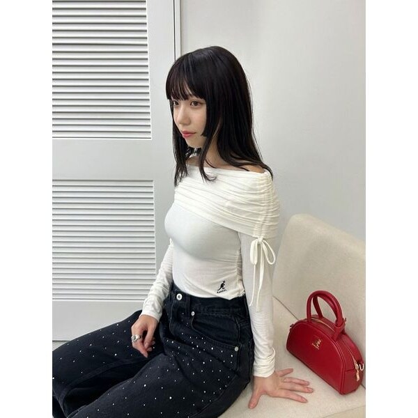 LILY BROWN×KANGOL】オフショルダートップス | リリーブラウン