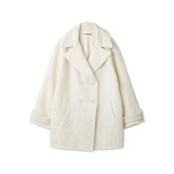 lily brown エンブロイダリーコクーンコート LILY BROWN（リリーブラウン）の「embroideryコクーンコート
