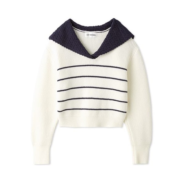 クロシェカラーセーラーニット | リリーブラウン(LILY BROWN) | マルイ