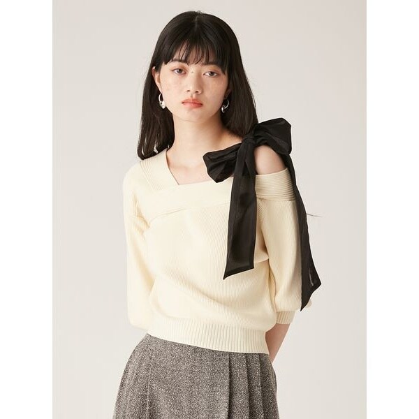 トップス Lily ワンショルリボントップス | リリーブラウン(LILY BROWN) | マルイ