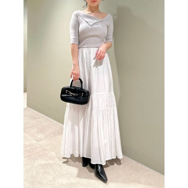 【新品・未使用】LILY BROWN アシメカラーニットコンビワンピース アシメカラーニットコンビワンピース | リリーブラウン(LILY BROWN